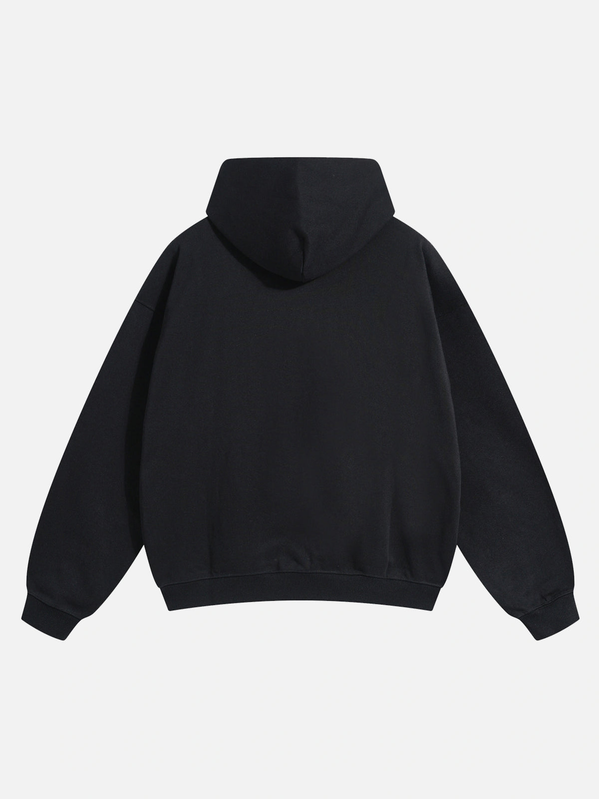 Minimal Metallic Logo Hoodie