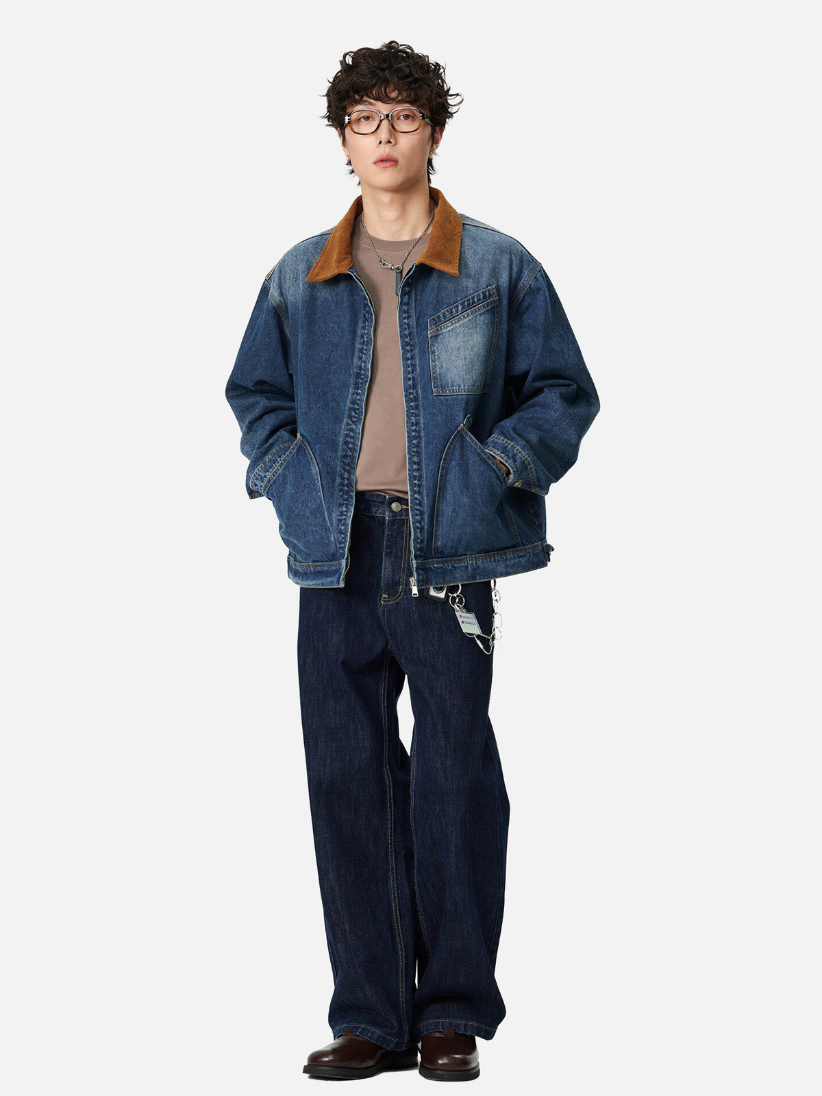 Retro Patchwork Denim Jacket