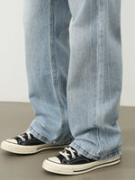 Vintage Washed Blue Distressed Jeans