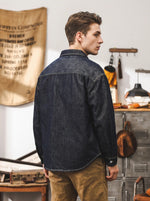 Classic Raw-wash Denim Work Shirt-jacket