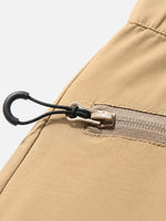 Large-pocket Paneled Tech Cargo Shorts