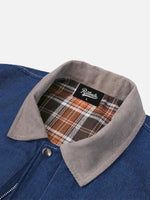 Barn-style Loose-fit Cargo Jacket With Pockets