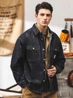 Classic Raw-wash Denim Work Shirt-jacket