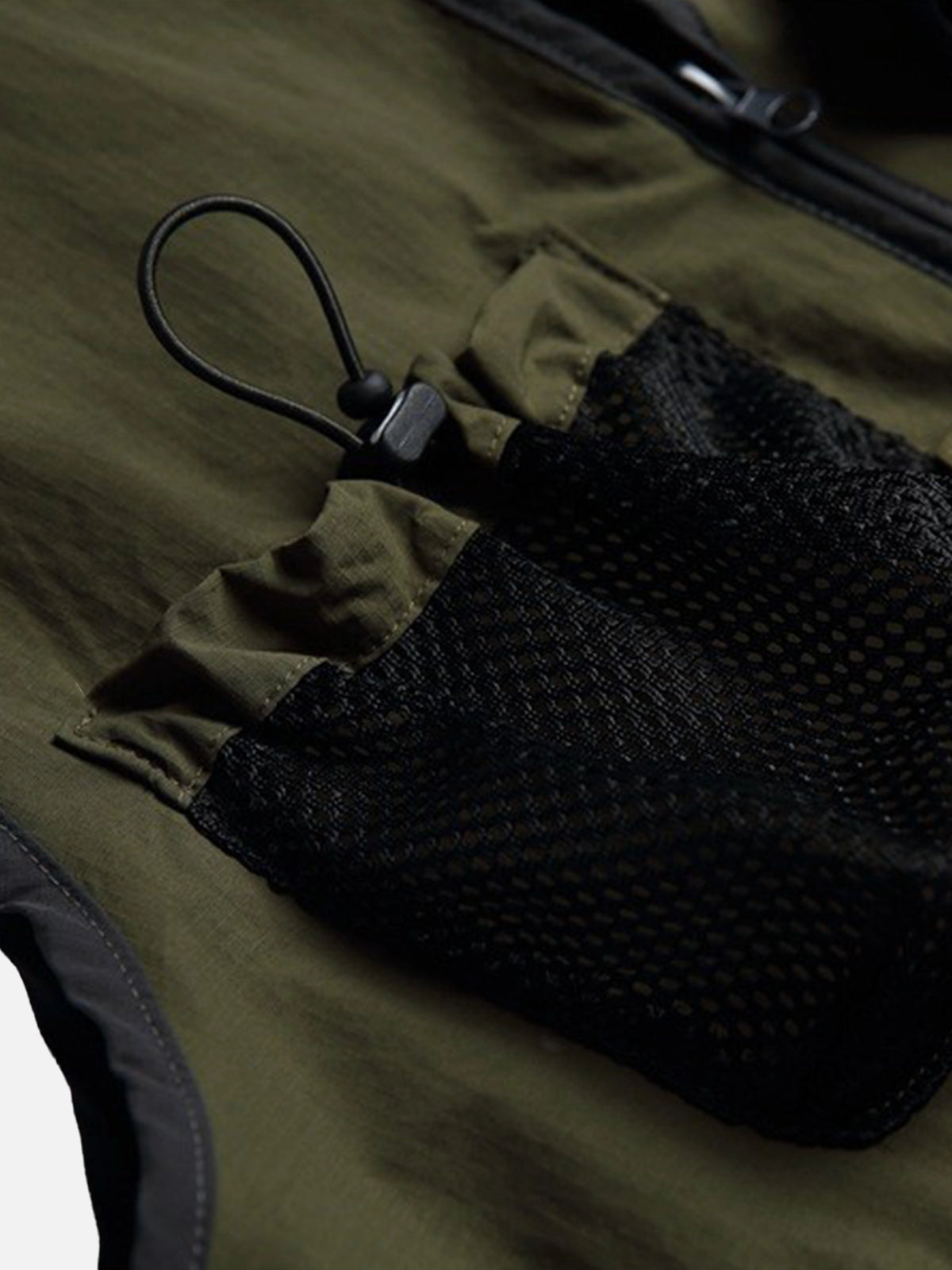 Multi-pocket Techwear Cargo Vest