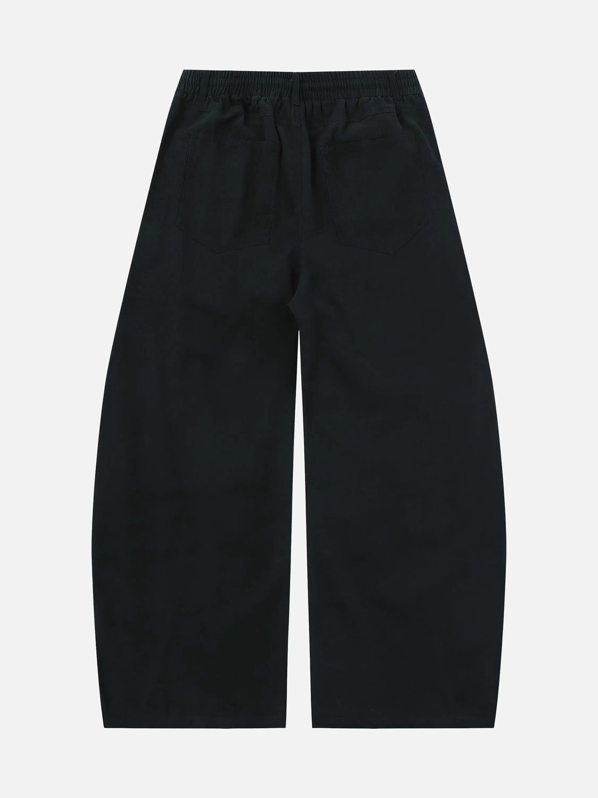 Faux Two-piece Loose-fit Canvas Cargo Pants