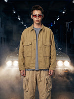 Japanese-style Large-pocket Work Jacket