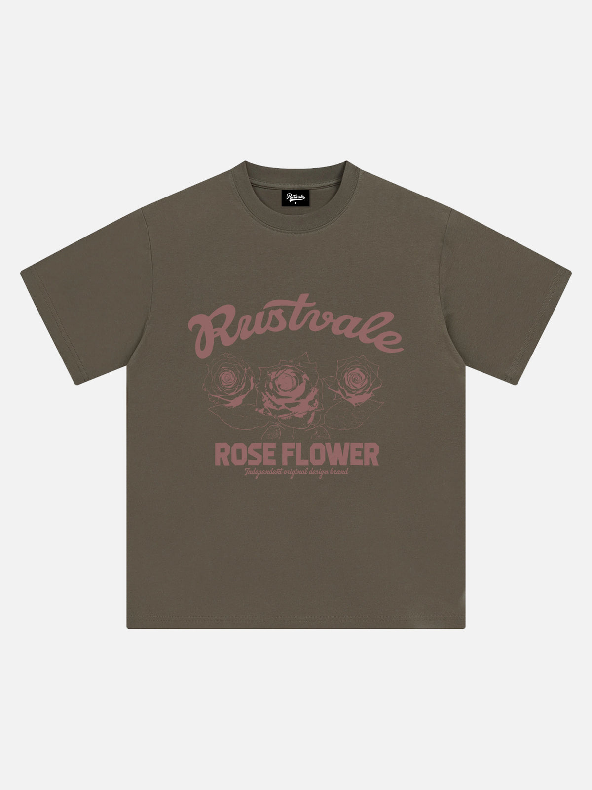 Rustvale Rosen-Motiv T-Shirt