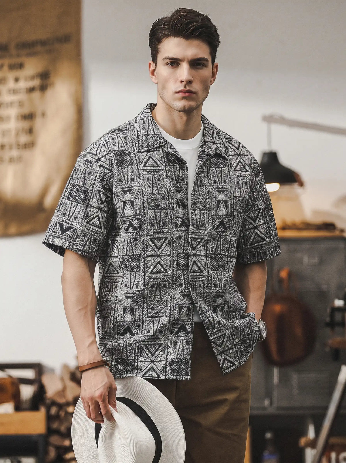 Classic Short-sleeve Hawaiian Shirt