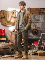 Maillard-style Straight-leg Casual Cargo Pants