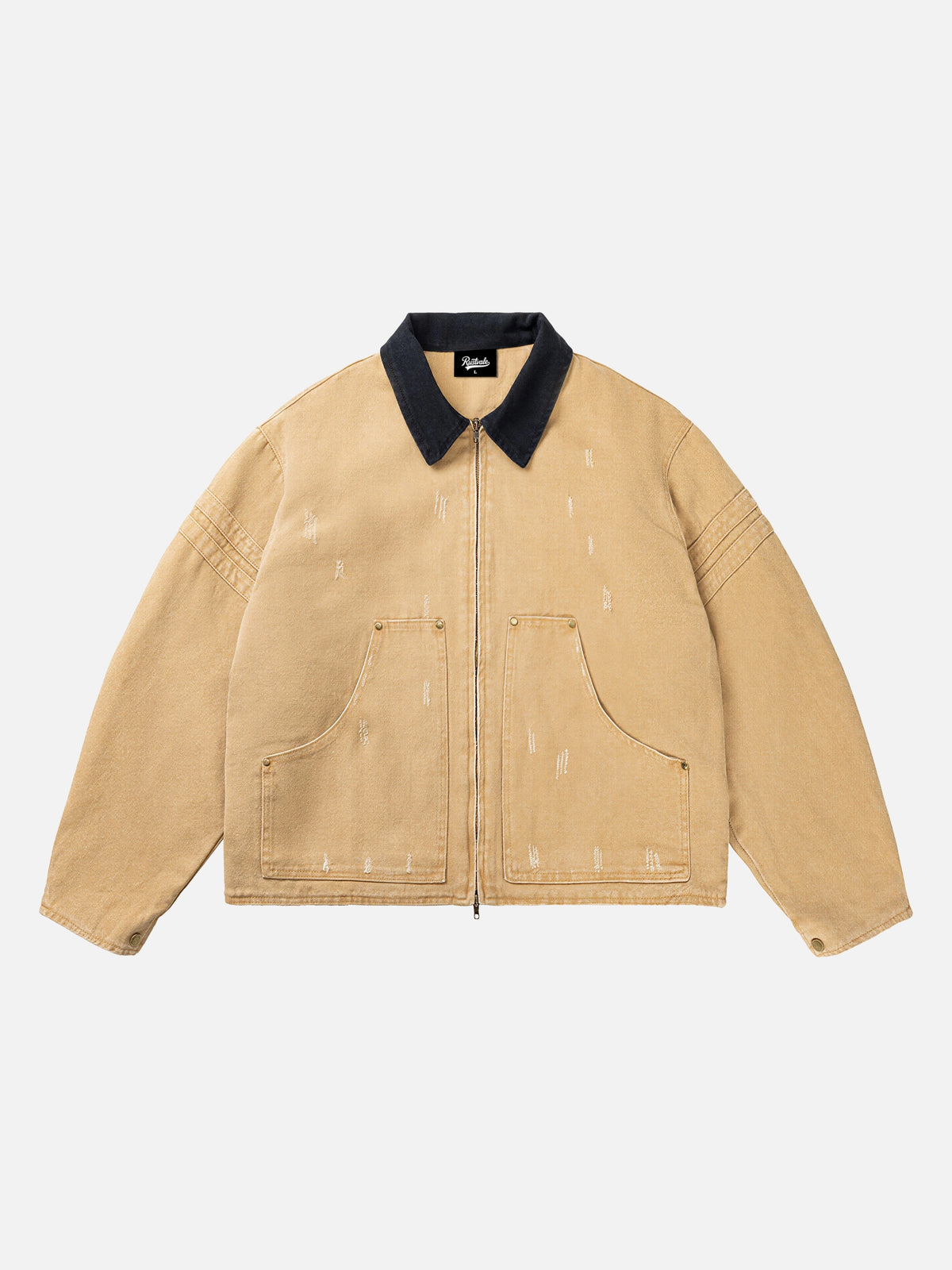 Washed Distressed Work Jacket