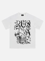 Rustvale Doodle Logo Graphic Tee