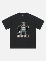 Vintage Mechanic Gorilla Printed Tee