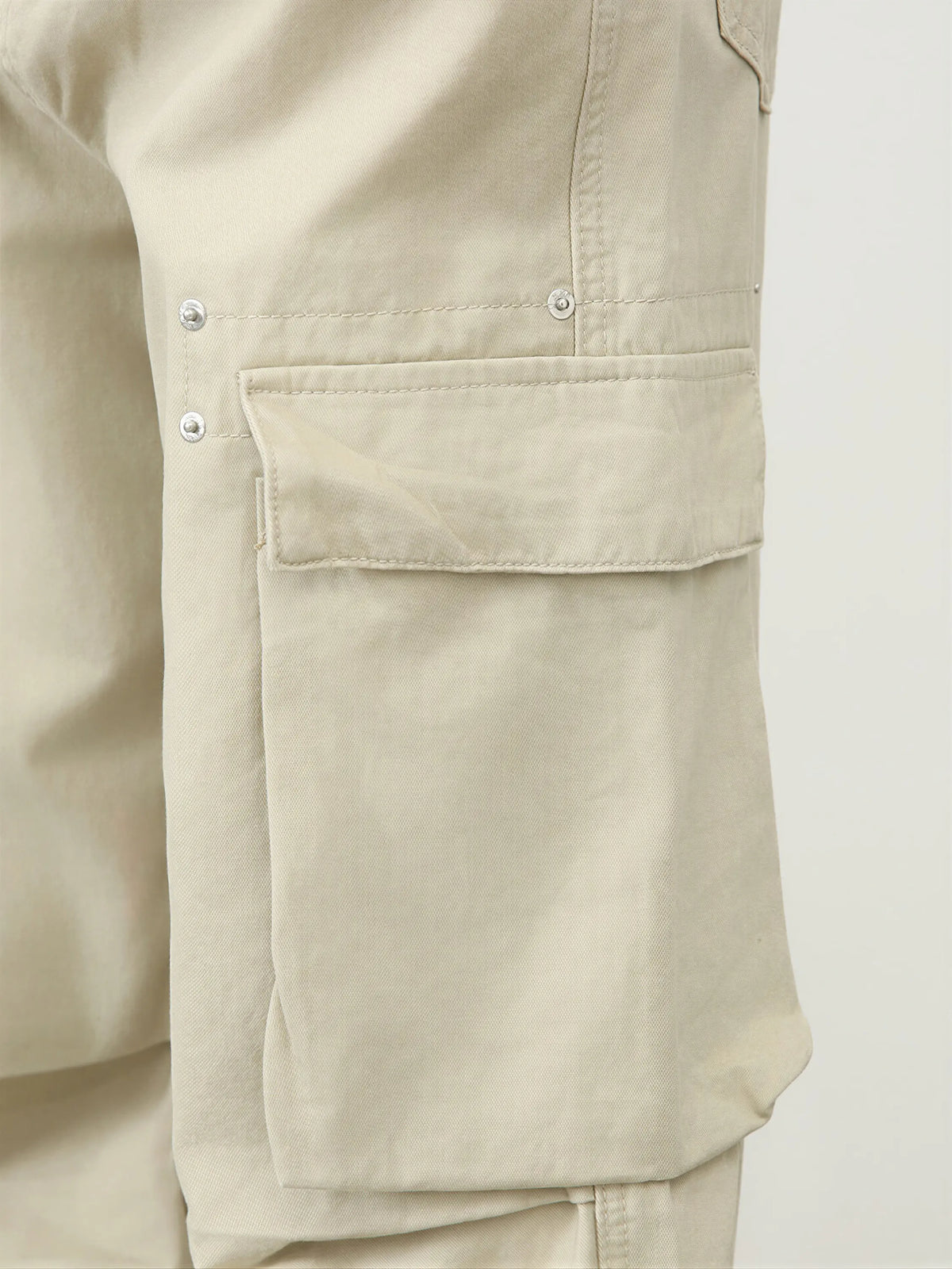 Multi-pocket Loose-fit Wide-leg Cargo Pants