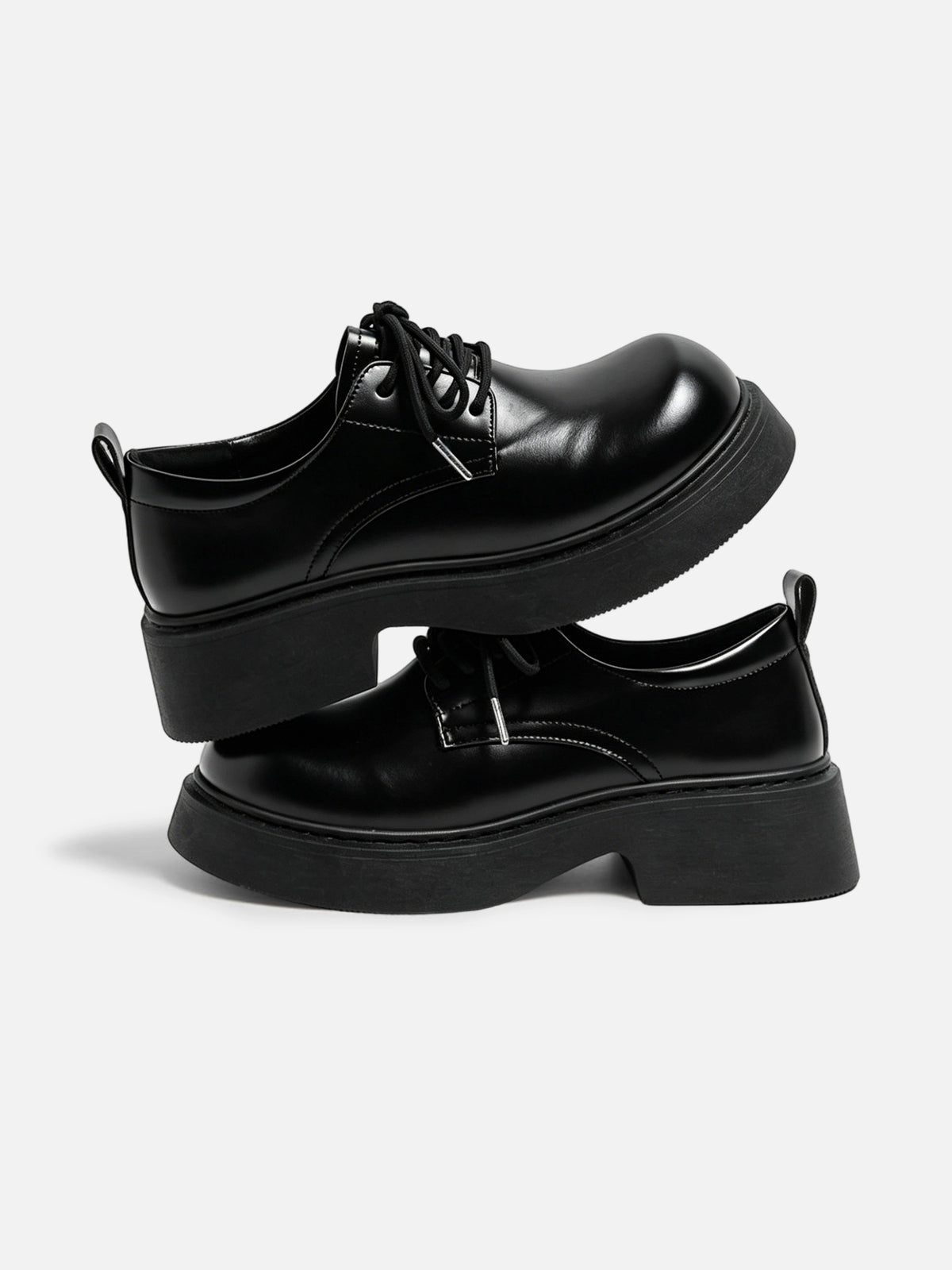 Platform Height-increasing Work Boots / Casual Leather Shoes