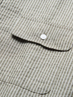 Seersucker Striped Long-sleeve Shirt