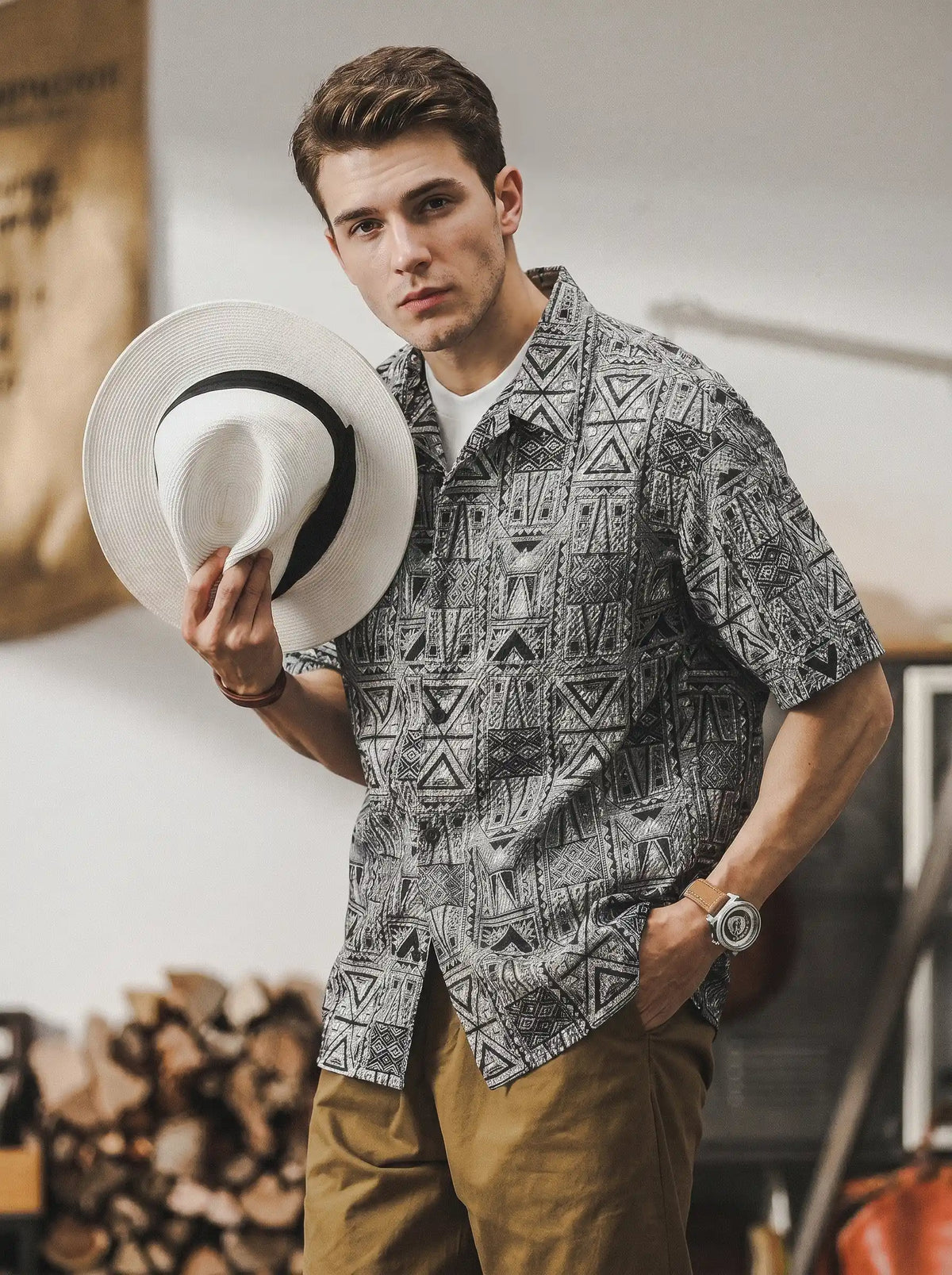 Classic Short-sleeve Hawaiian Shirt