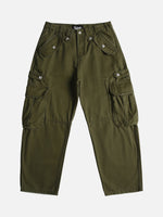 Retro Amekaji Multi-pocket Cargo Pants