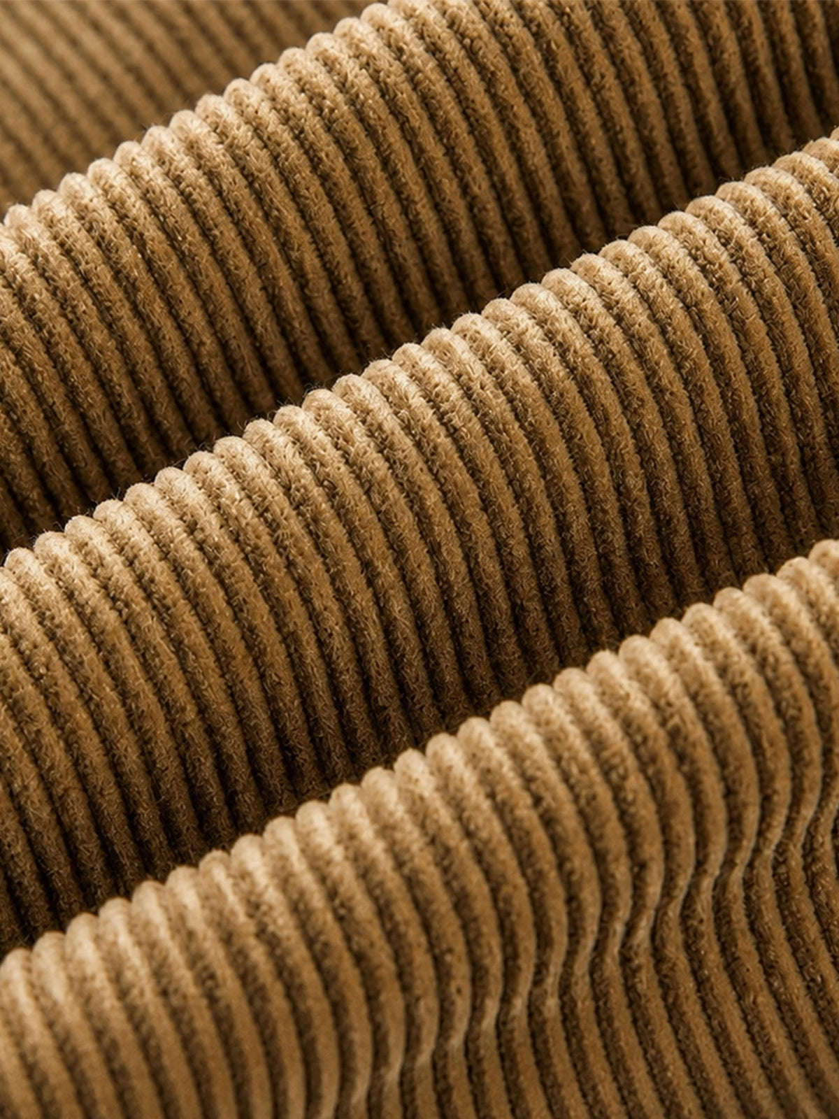 Loose-fit Corduroy Jacket With Turn-down Collar