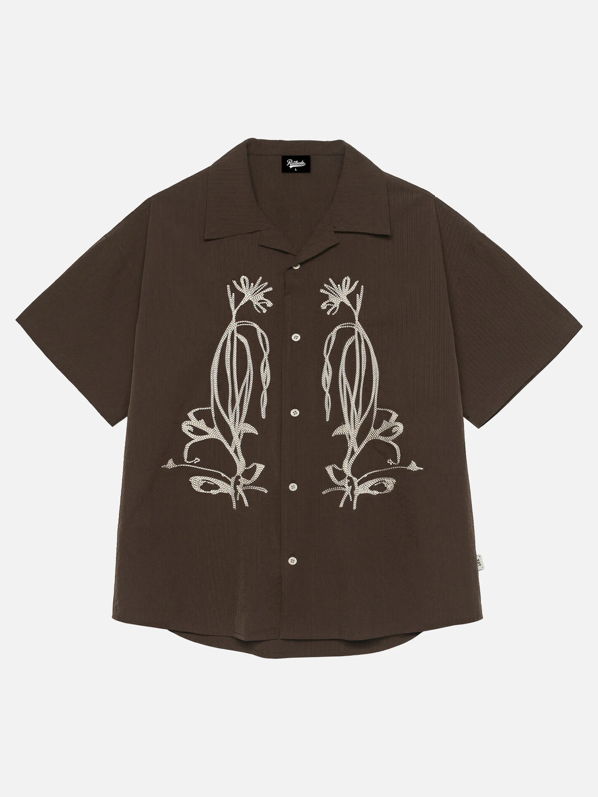 Twin Flowers Summer Quick-Drying Short-Sleeve Shirt