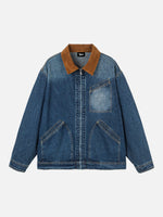 Retro Patchwork Denim Jacket