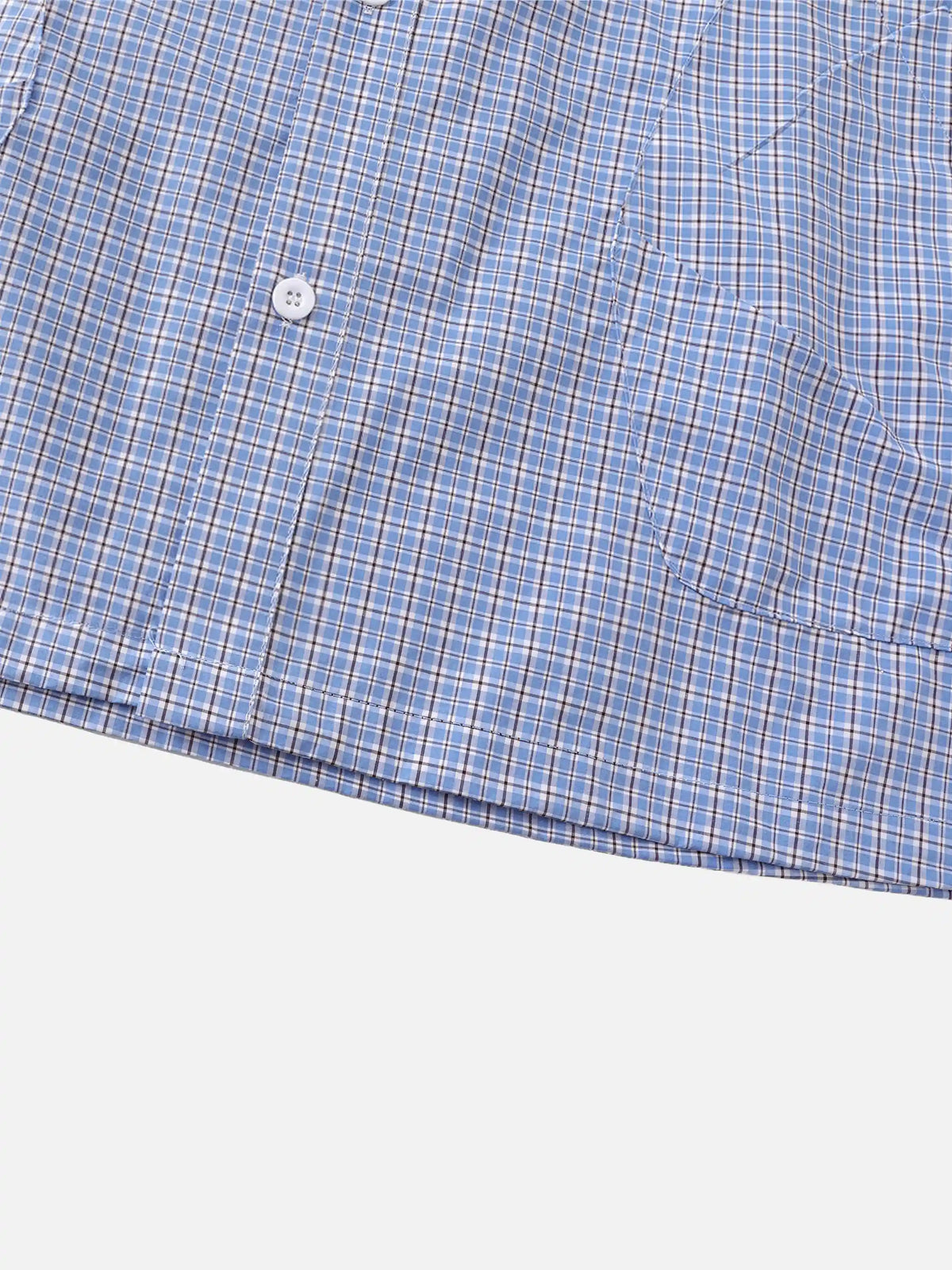 Retro Plaid Short-sleeve Shirt