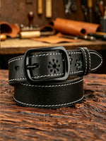 Versatile Handmade Men's Belt In Top-grain Cowhide