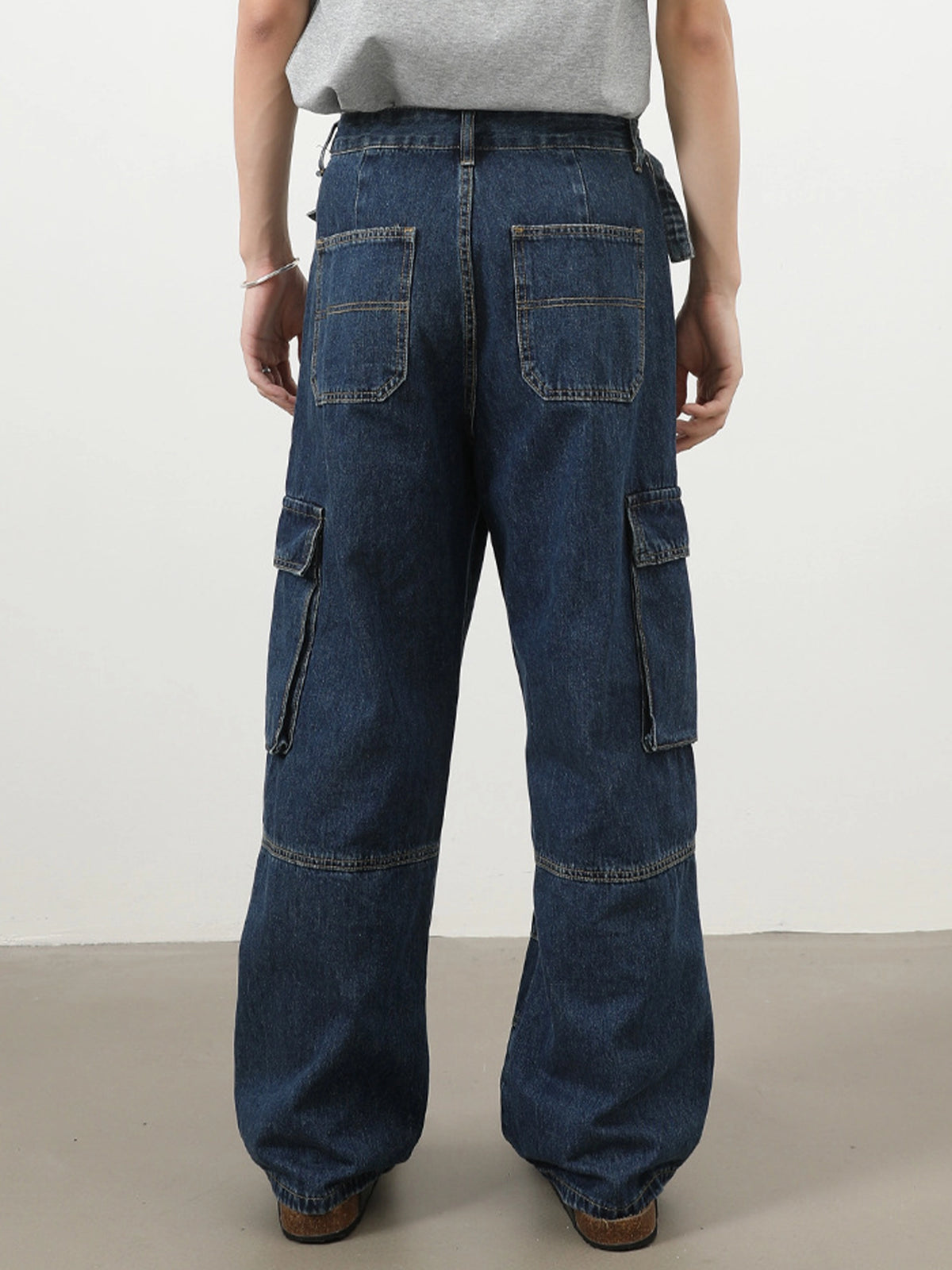 American Retro Multi-pocket Cargo Pants