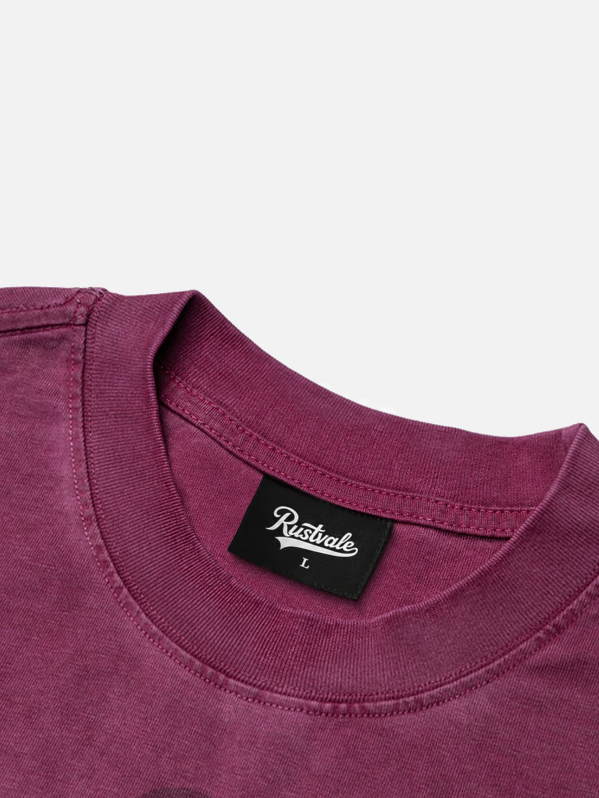 Unisex Premium Vintage-effect Loose-fit Printed T-shirt