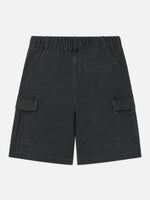 Retro Americana-style Military Multi-pocket Cargo Shorts