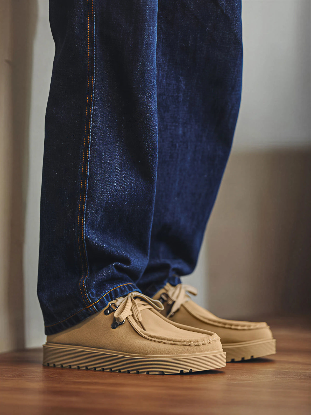 Retro, Versatile, Closed-toe Platform Shoes