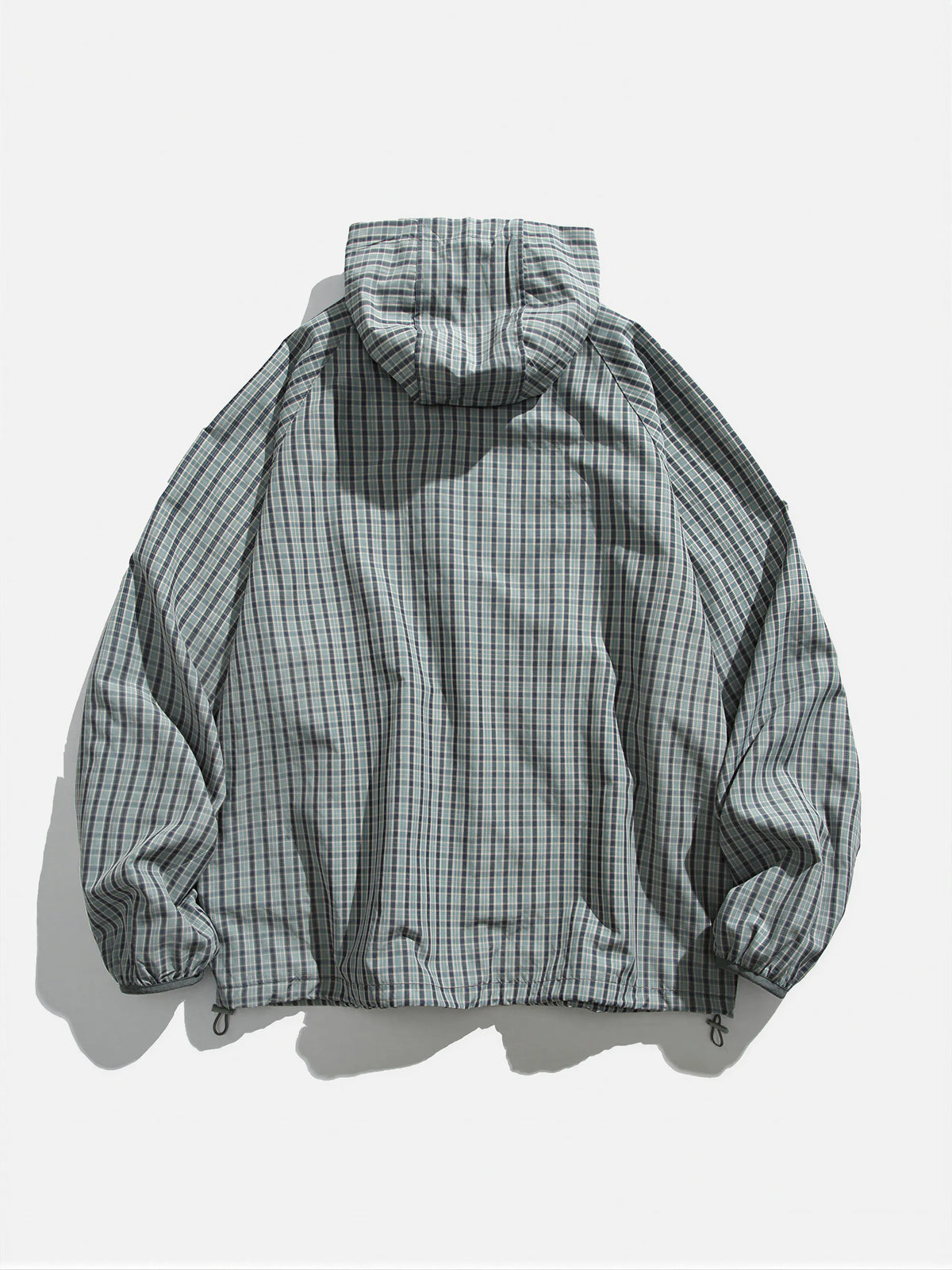 Retro Outdoor Plaid Hooded Jacket