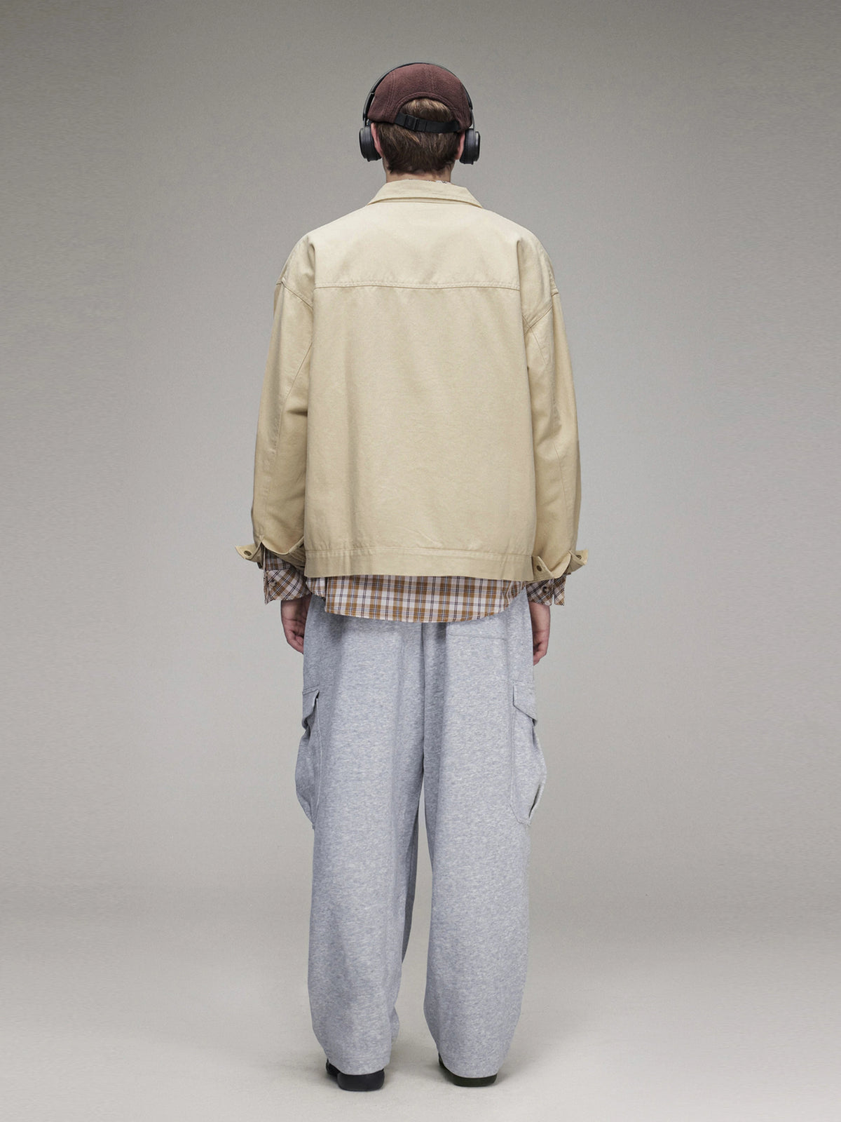 Solid-Color Casual Workwear Jacket