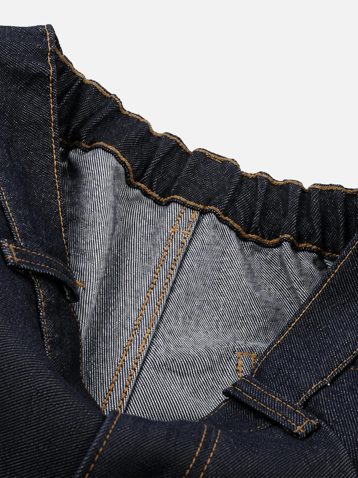 Large-pocket Denim Cargo Shorts