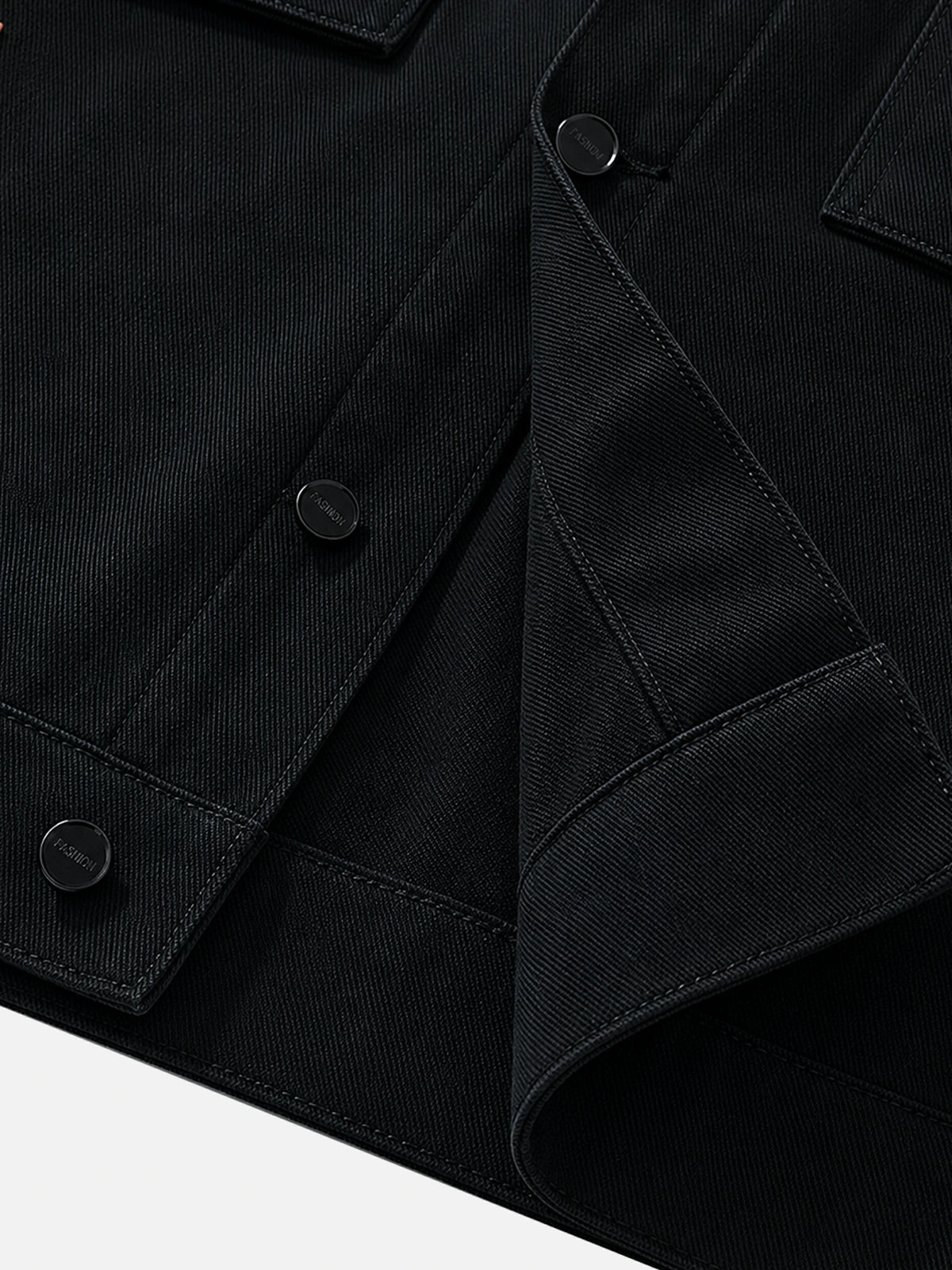 Retro Loose-fit Multi-pocket Denim Jacket