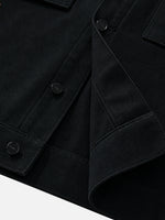 Retro Loose-fit Multi-pocket Denim Jacket