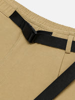 Outdoor Tech-style Multi-pocket Cargo Shorts