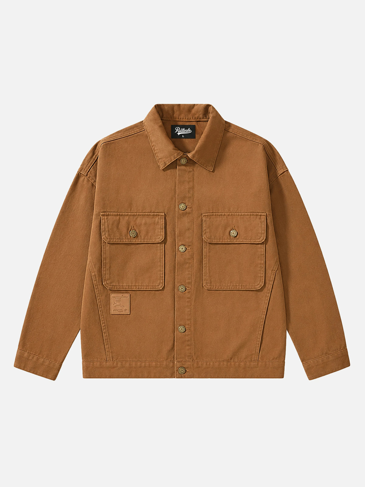 Retro Loose-fit Multi-pocket Denim Jacket