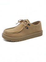 Retro, Versatile, Closed-toe Platform Shoes
