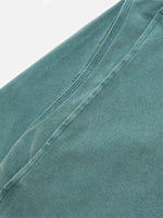 American-style Washed, Color-blocked Work Jacket