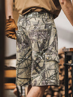 American-Style Camouflage Cargo Shorts