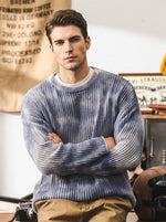 Thick-knit Gradient Sweater In A Chunky Gauge