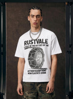 Rustvale Reifen-Motiv T-Shirt