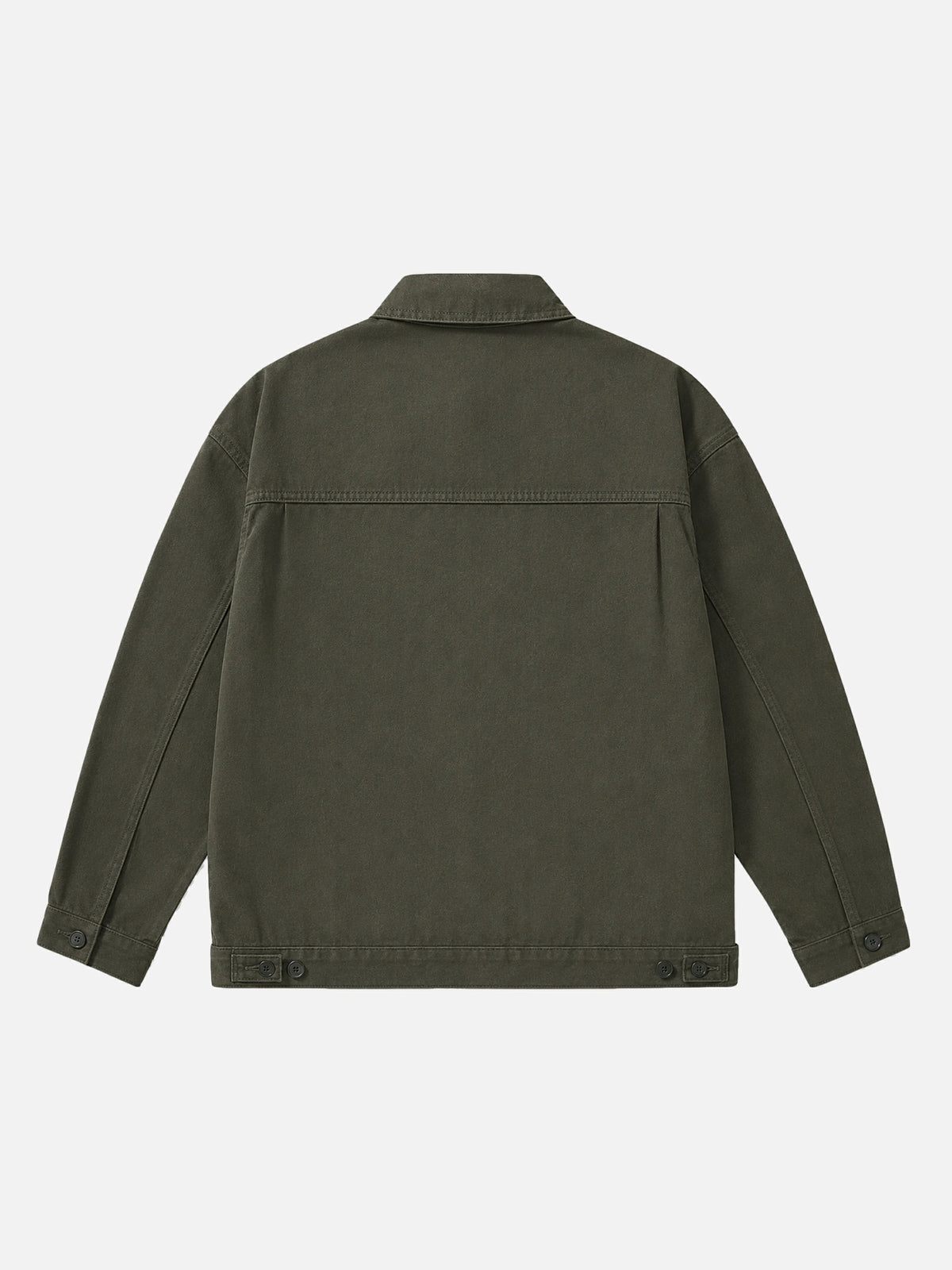 Retro Loose-fit Multi-pocket Denim Jacket