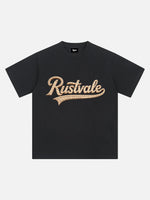 Camiseta Rustvale con Letras de Ladrillo