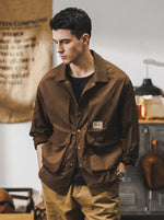 American Vintage Workwear-style Loose-fit Long-sleeve Shirt