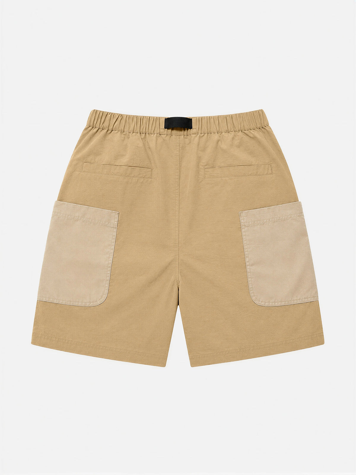 Large-pocket Paneled Tech Cargo Shorts
