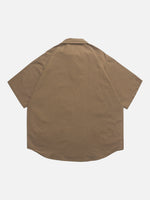 Outdoor Functional-fit Multi-pocket Short-sleeve Cargo Shirt