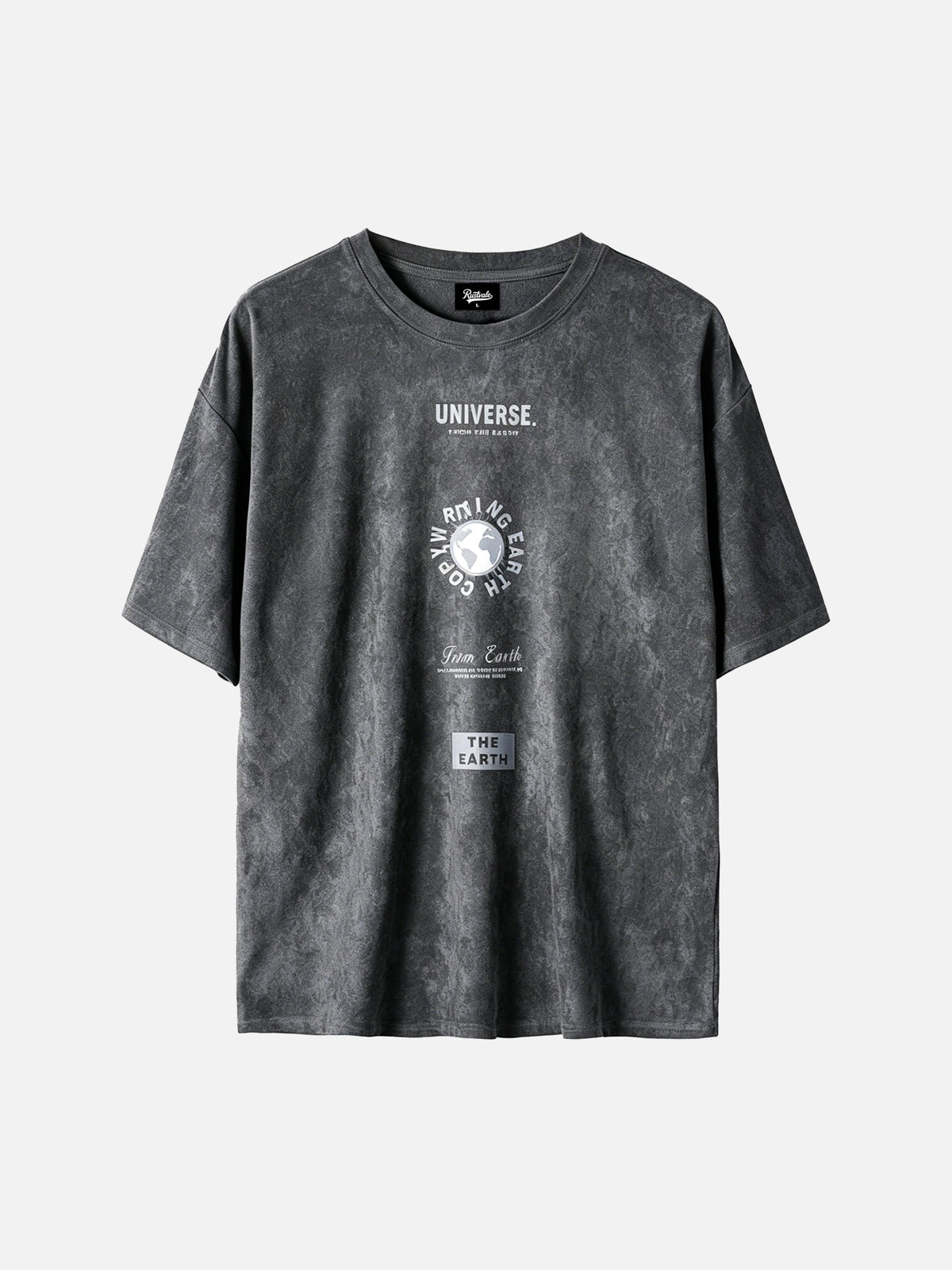 Retro Loose-fit Suede T-shirt
