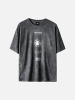 Retro Loose-fit Suede T-shirt