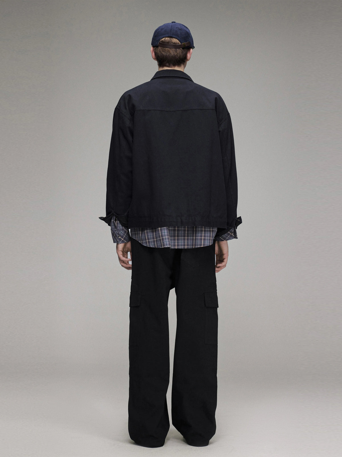 Solid-Color Casual Workwear Jacket